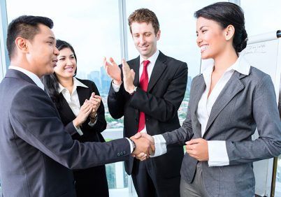 33798471 - business team applause in meeting 33798471 - business team applause in meeting