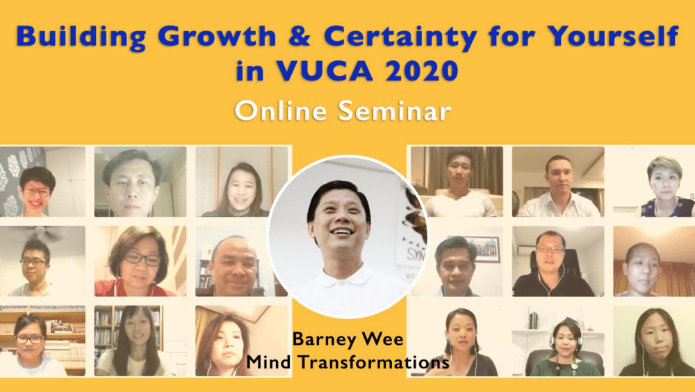 building stability and growth for yourself in VUCA 2020 with NLP and coaching skills