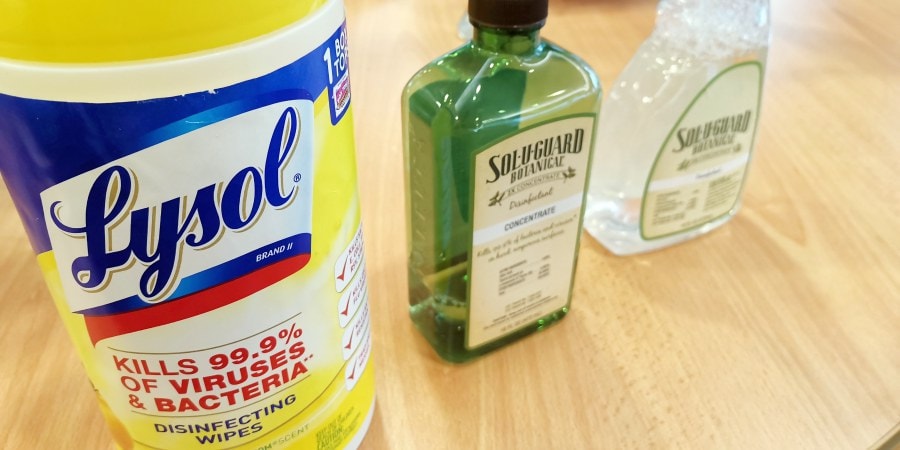 disinfection plan during COVID-19
